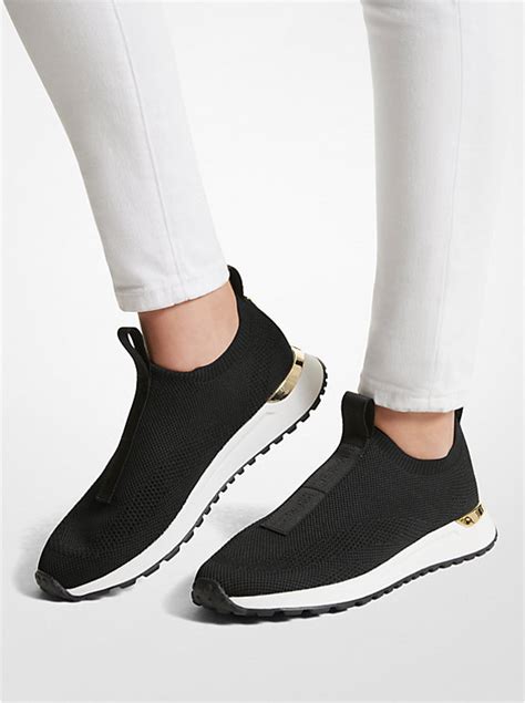 michael kors bodie logo tape mesh slip-on trainer|bodie logo tape mesh.